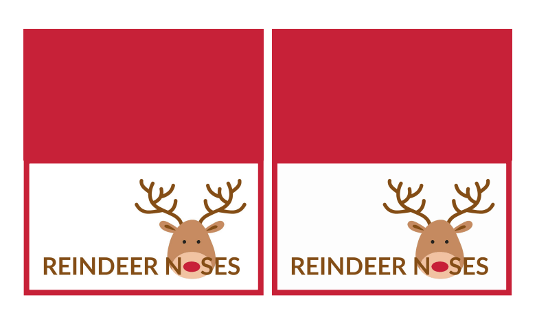 reindeer noses printable