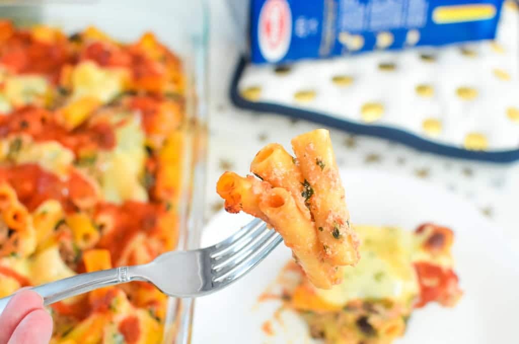 easy baked ziti casserole recipe