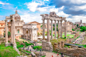 roman forum with kids