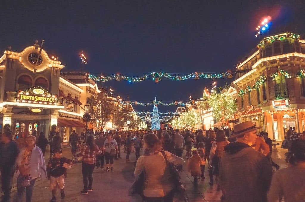 holidays at disneyland