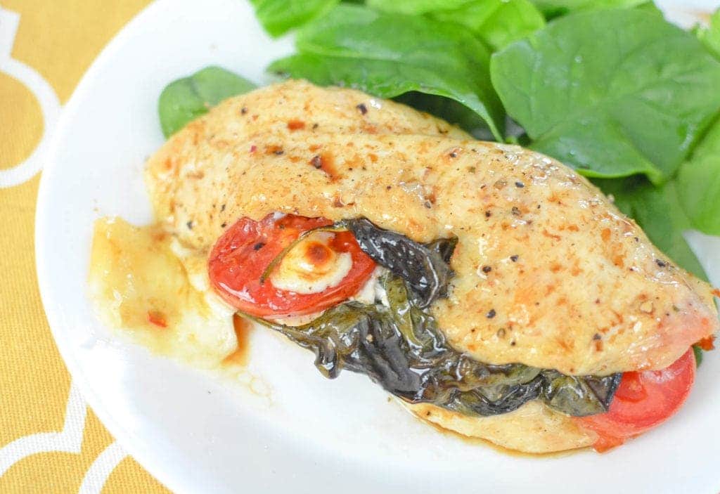 caprese stuffed chicken recipe