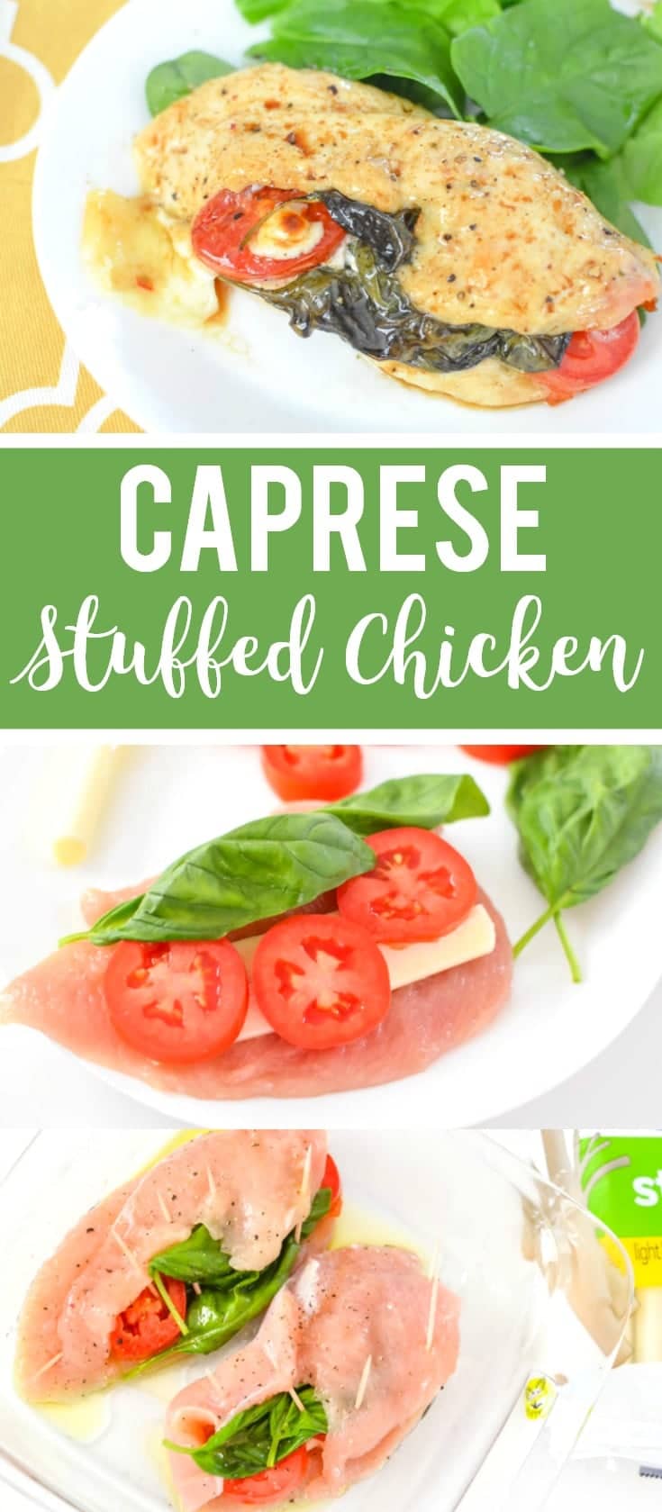caprese stuffed chicken recipe
