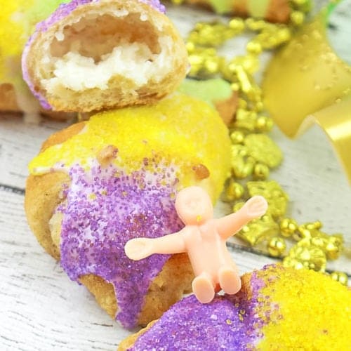 king cake crescent rolls