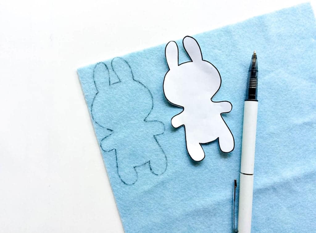 DIY Felt Bunny Plushie 