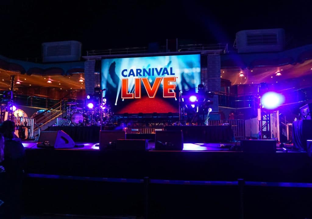 free concert carnival live lido deck