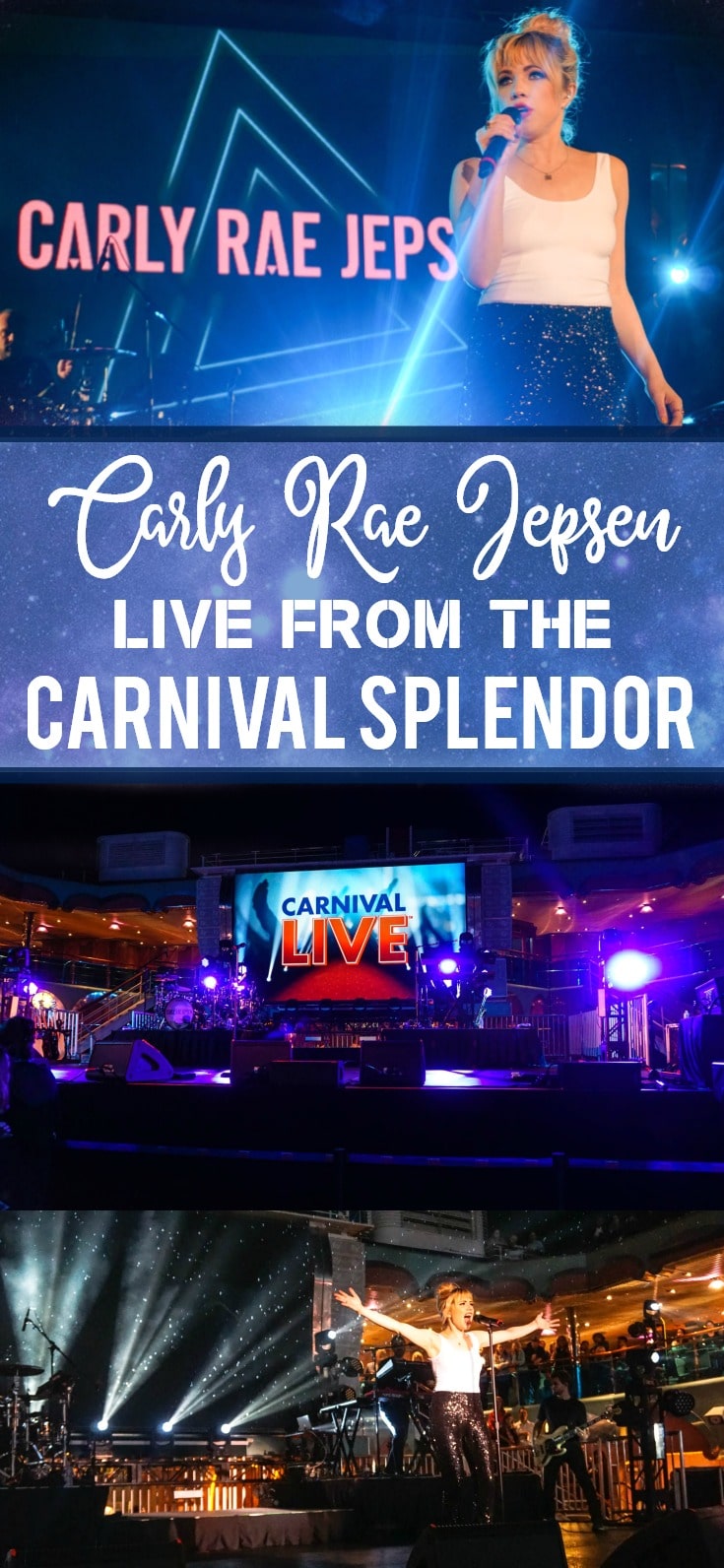 Carly Rae Jepsen Live from the Carnival Splendor Lido Deck