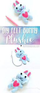 diy felt bunny plushie