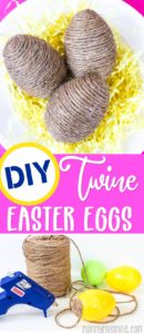 EASY DIY TWINE EASTER EGGS CRAFT