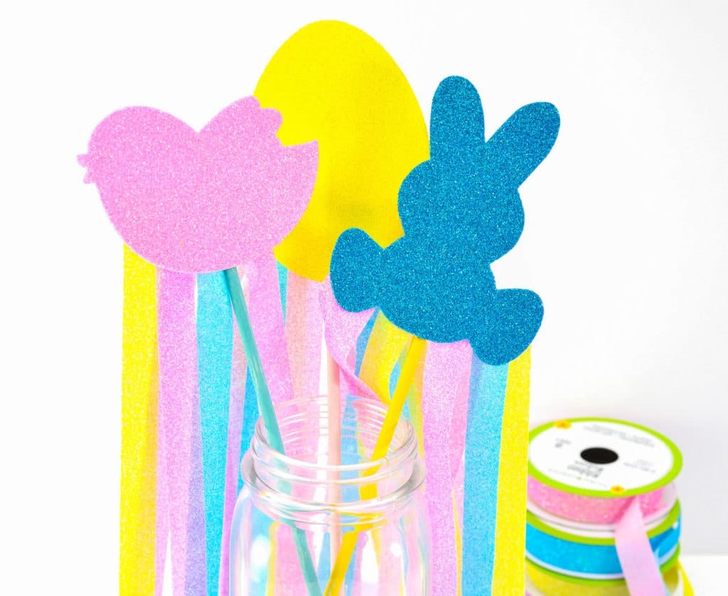 DIY Easter Wands Dollar Store Craft