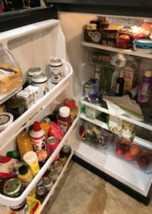 inside roseanne fridge