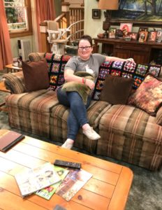 new roseanne couch set visit