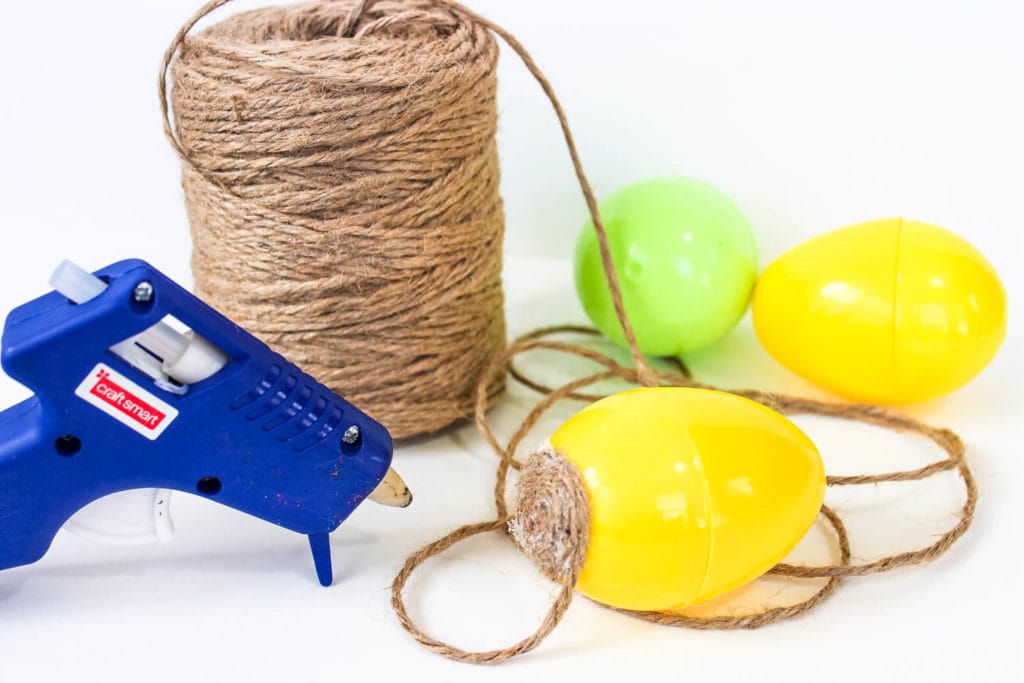 Twine Wrapped Easter Eggs Jute Twine Easter Craft