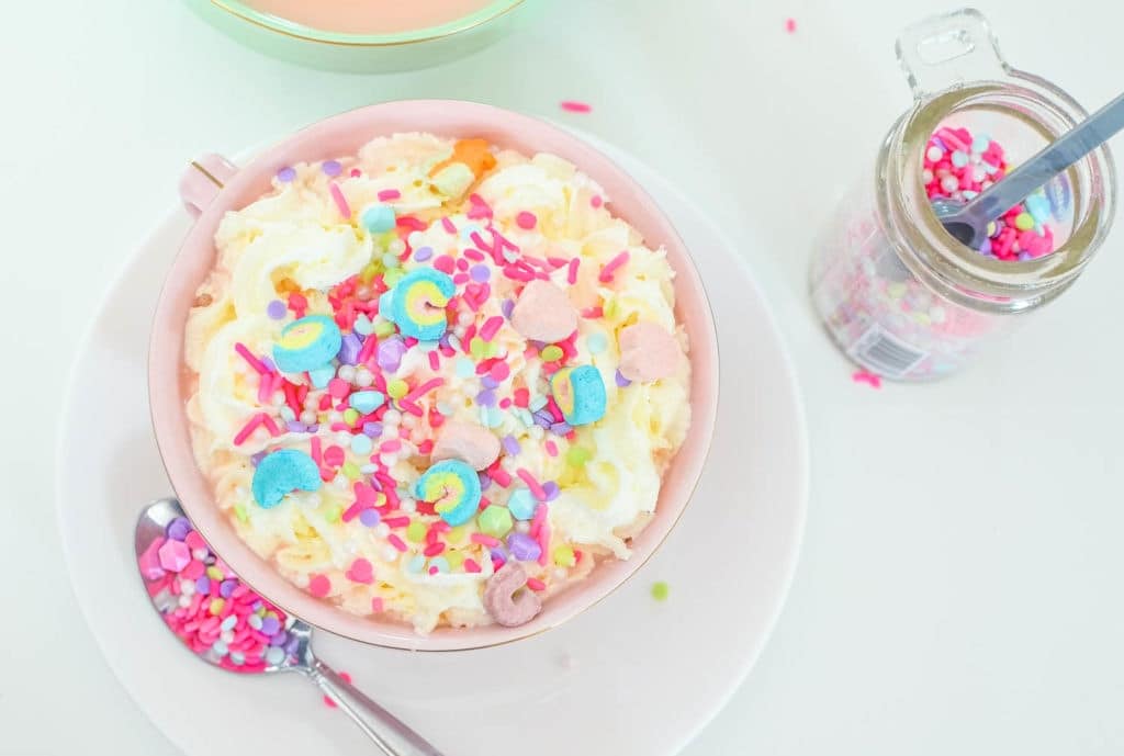 pink unicorn hot chocolate recipe