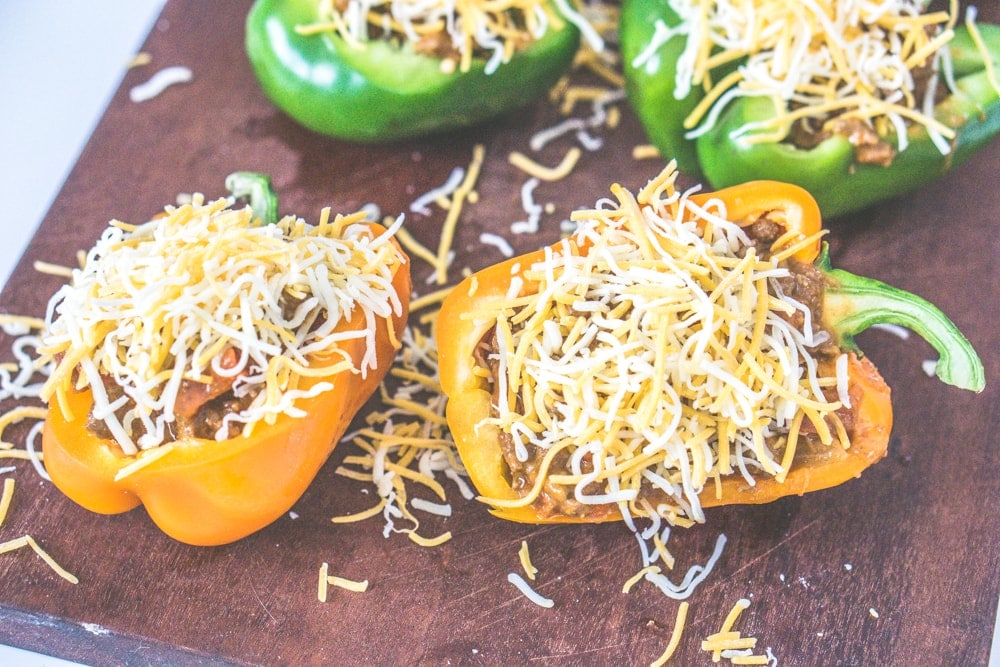 mexican taco stuffed bell peppers