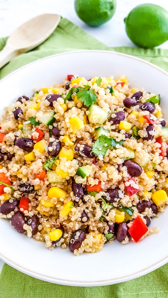 Southwest Quinoa Salad - Easy Quinoa Black Bean Salad