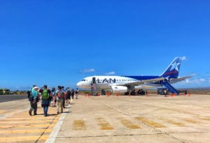 galapagos islands baltra flight