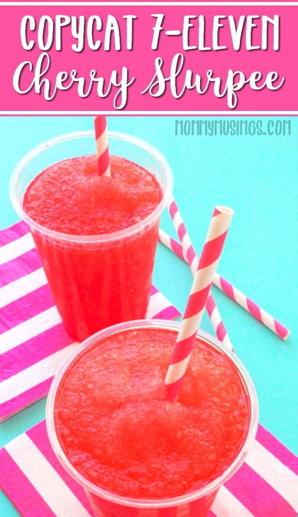 Copycat 7-Eleven Cherry Slurpee Recipe