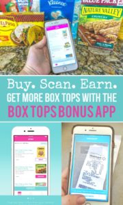 Buy 5 Participating Products > Scan Your Receipt with the Box Tops Bonus app > Earn 50 Bonus Box Tops