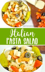 Italian Pasta Salad with Italian Dressing