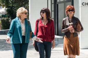 Candice Bergen, Mary Steenburgen, Jane Fonda in the film, BOOK CLUB, by Paramount Pictures