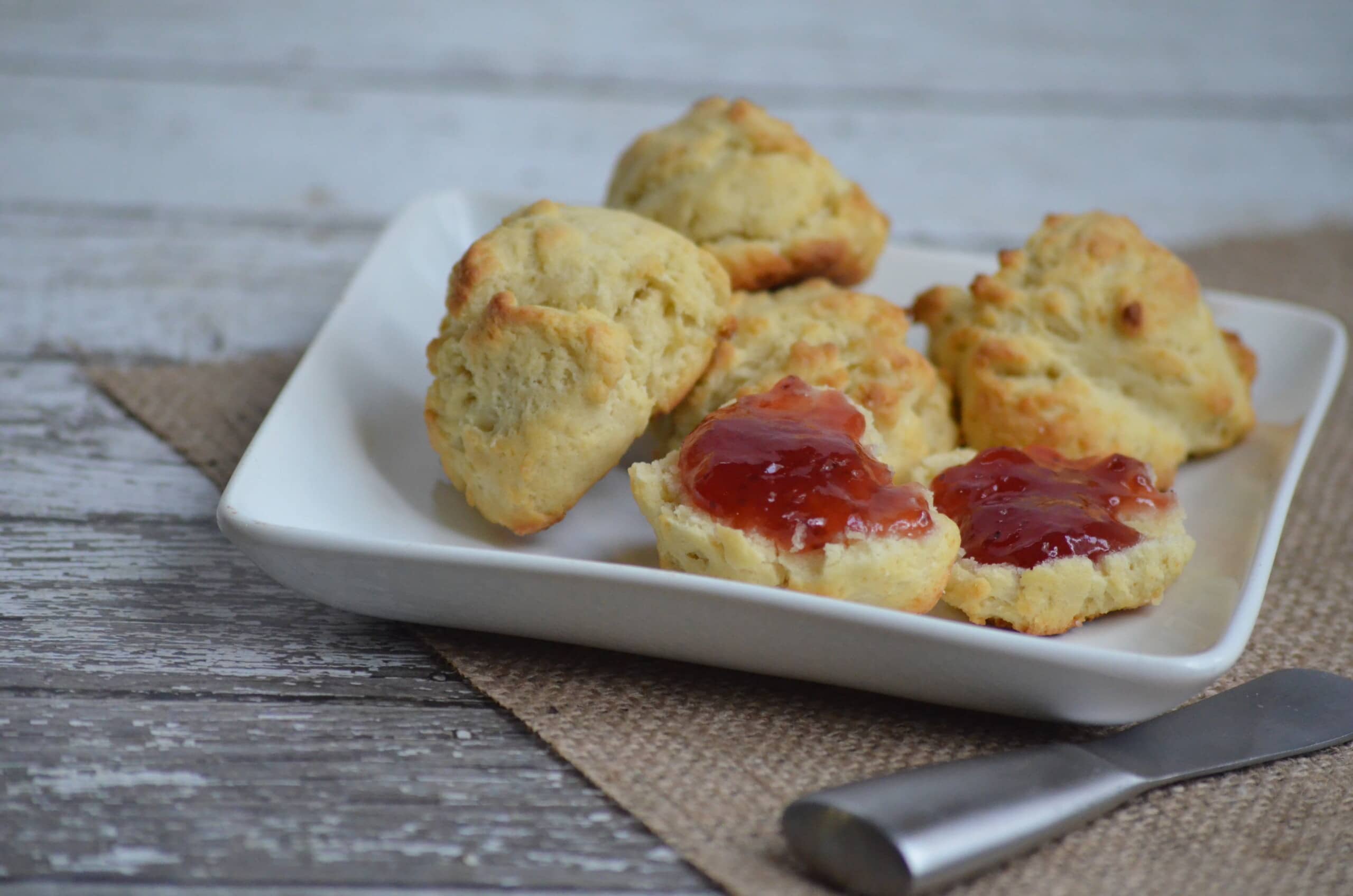 homemade biscuits made without butter