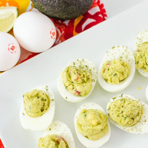 guacamole deviled - avocado deviled eggs recipe