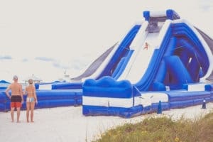 tradewinds resort inflatable slide