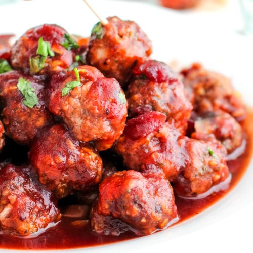 cranberry meatballs - cocktail meatball recipe