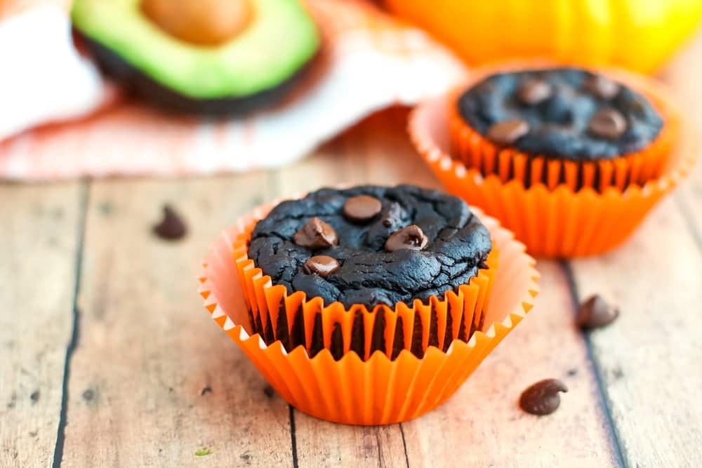 Healthy Chocolate Pumpkin Muffins