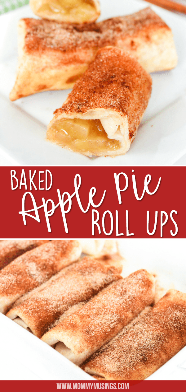 baked apple pie roll ups recipe
