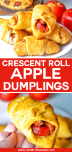 crescent roll apple dumplings