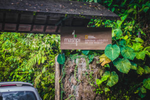 Mashpi lodge entrance