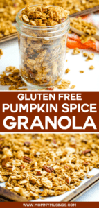 pumpkin spice granola