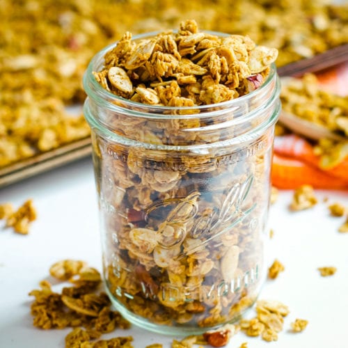healthy pumpkin granola