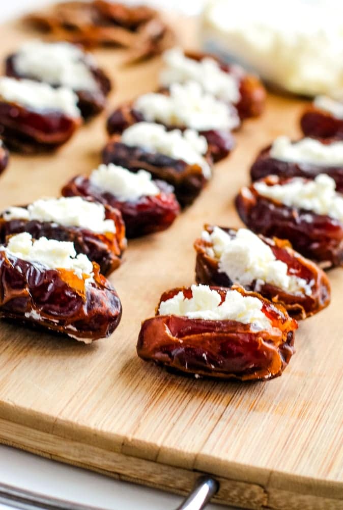 goat cheese stuffed dates