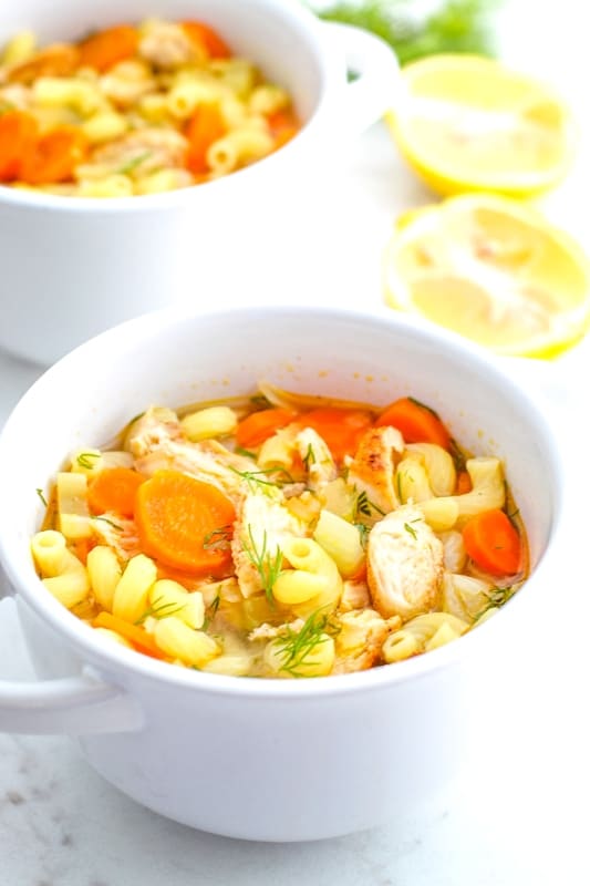 homemade chicken noodle soup