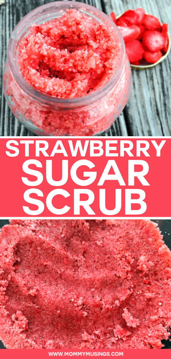 strawberry sugar scrub