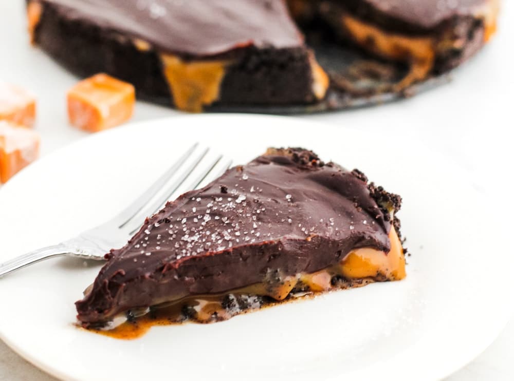 Gluten-free M&M's Salted Caramel Tart Recipe - No-bake