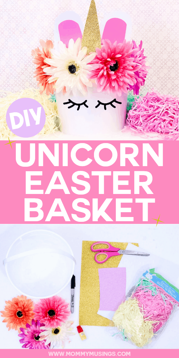 DIY Unicorn Easter Basket