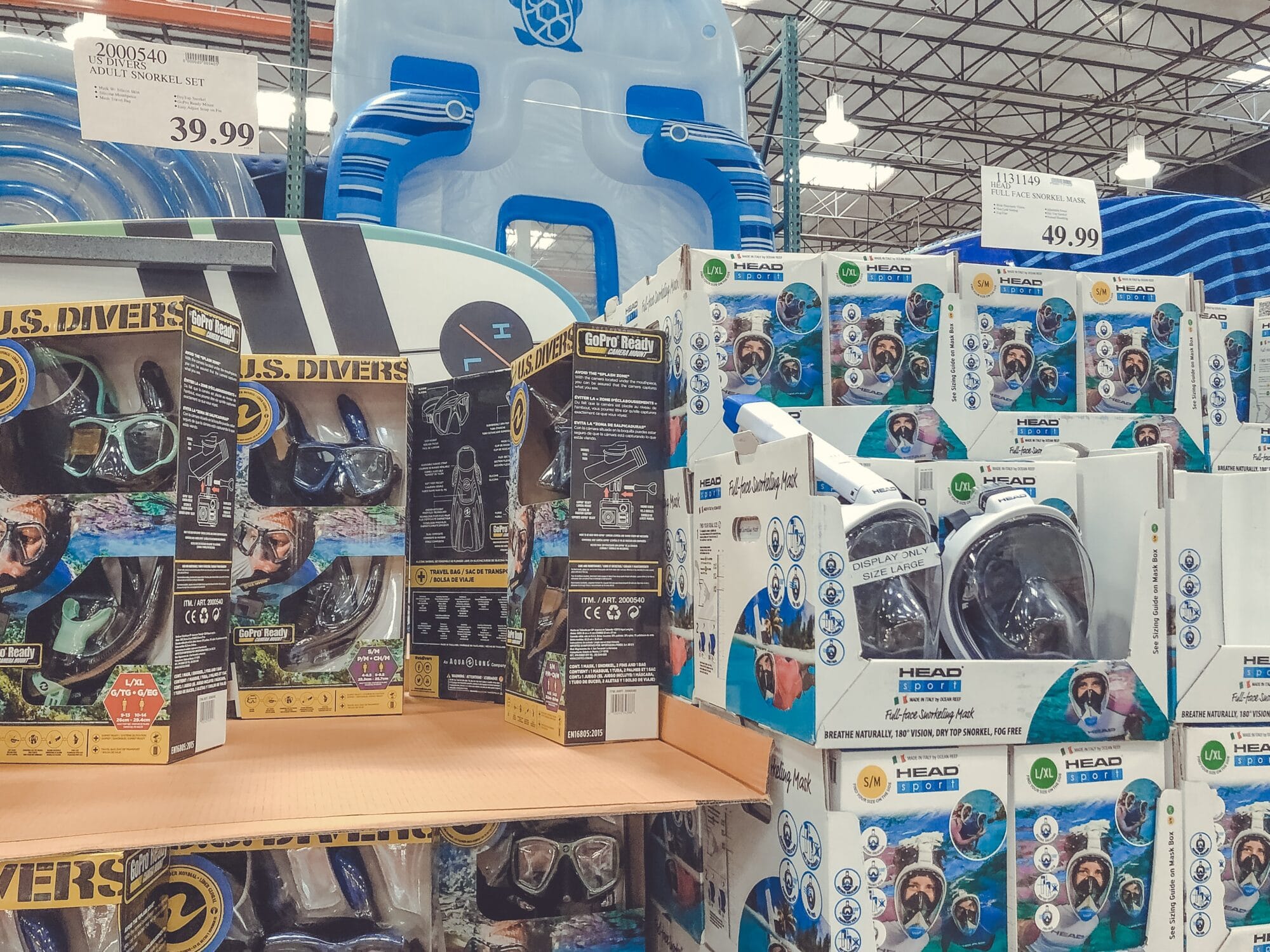 maui costco snorkel set