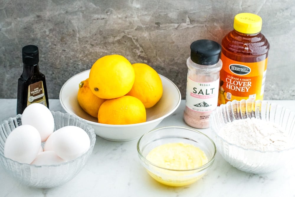 Paleo Lemon Bars Ingredients