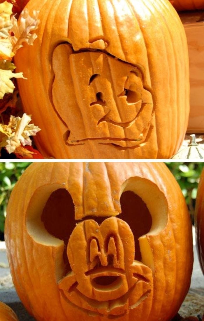 100 Disney Pumpkin Stencils And Disney Pumpkin Carving Templates