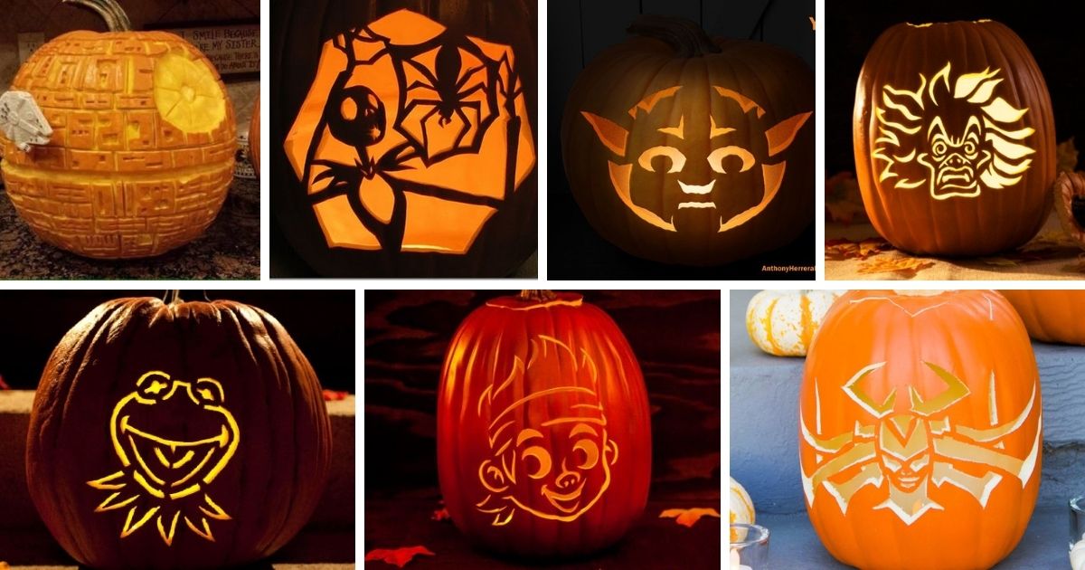 100+ Disney Pumpkin Stencils and Disney Pumpkin Carving Templates