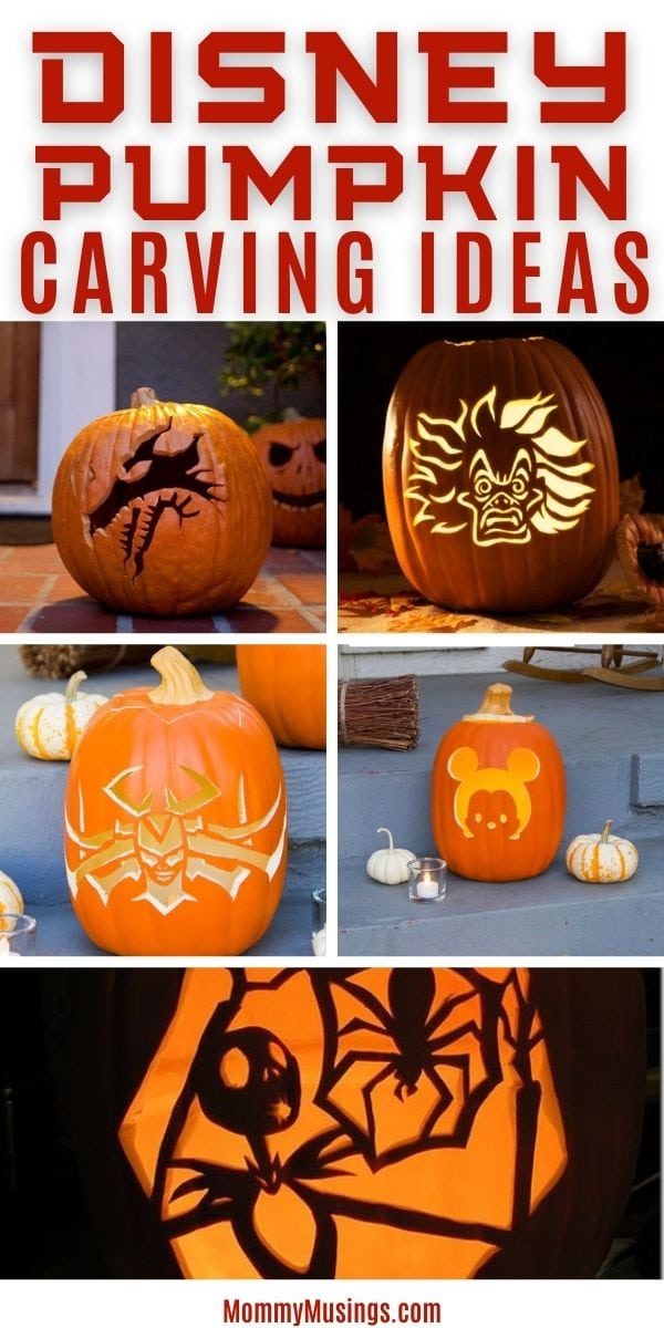 100+ Disney Pumpkin Stencils and Disney Pumpkin Carving Templates