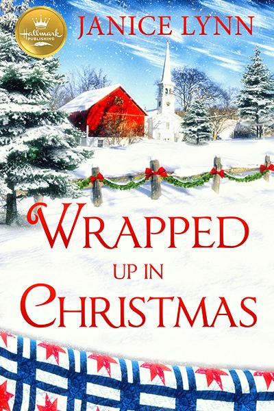 wrapped in christmas hallmark book cover by Janice Lynn