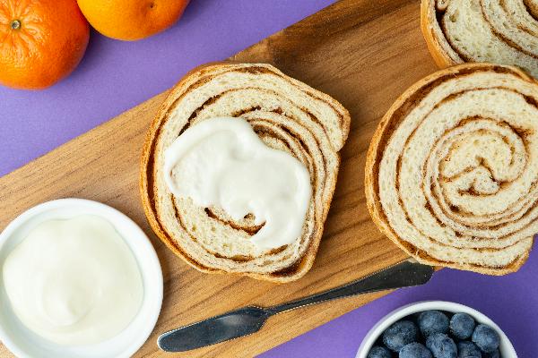 cinnamon bread with swirls