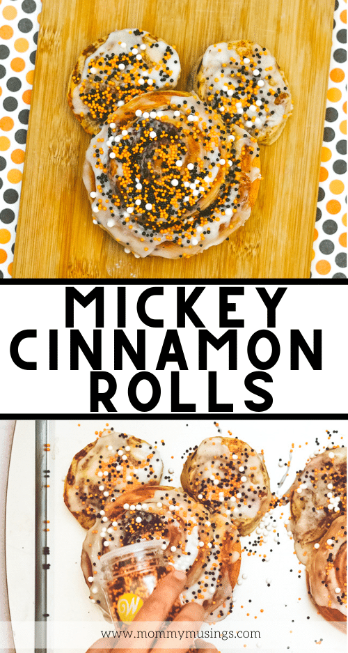 mickey cinnamon rolls made at home