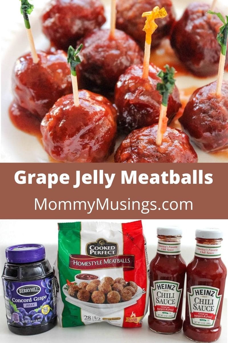 Party Meatballs Grape Jelly Meatballs Mommy Musings