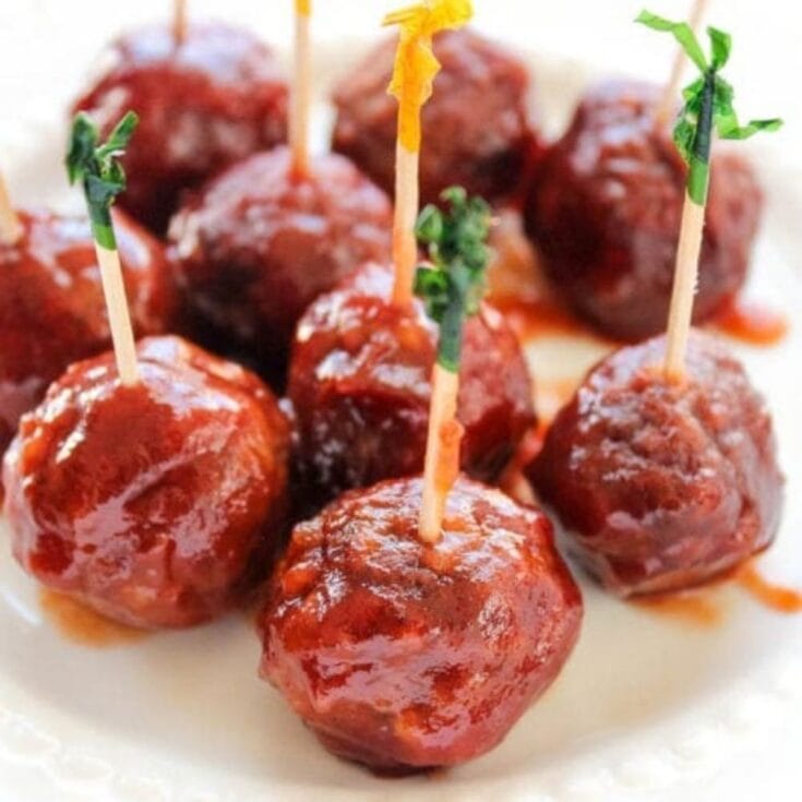 Grape Jelly Meatballs