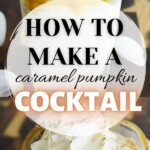 Caramel pumpkin cocktail pin image